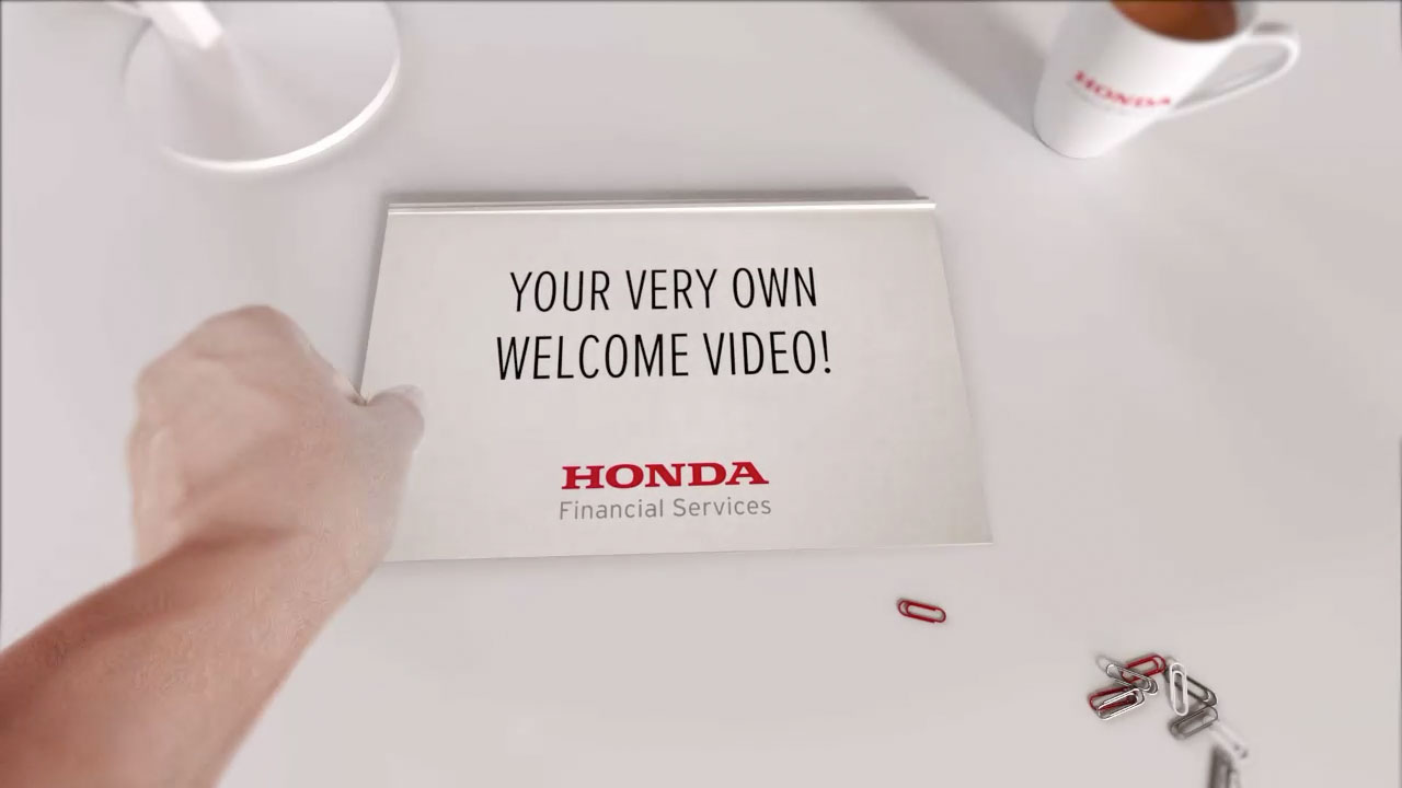 HONDA Personalised Video Design & Animation
