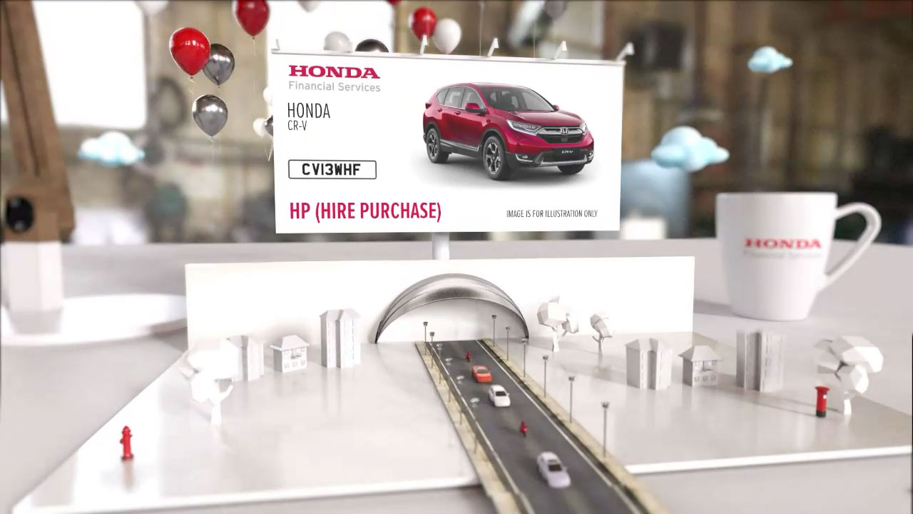 HONDA Personalised Video Design & Animation
